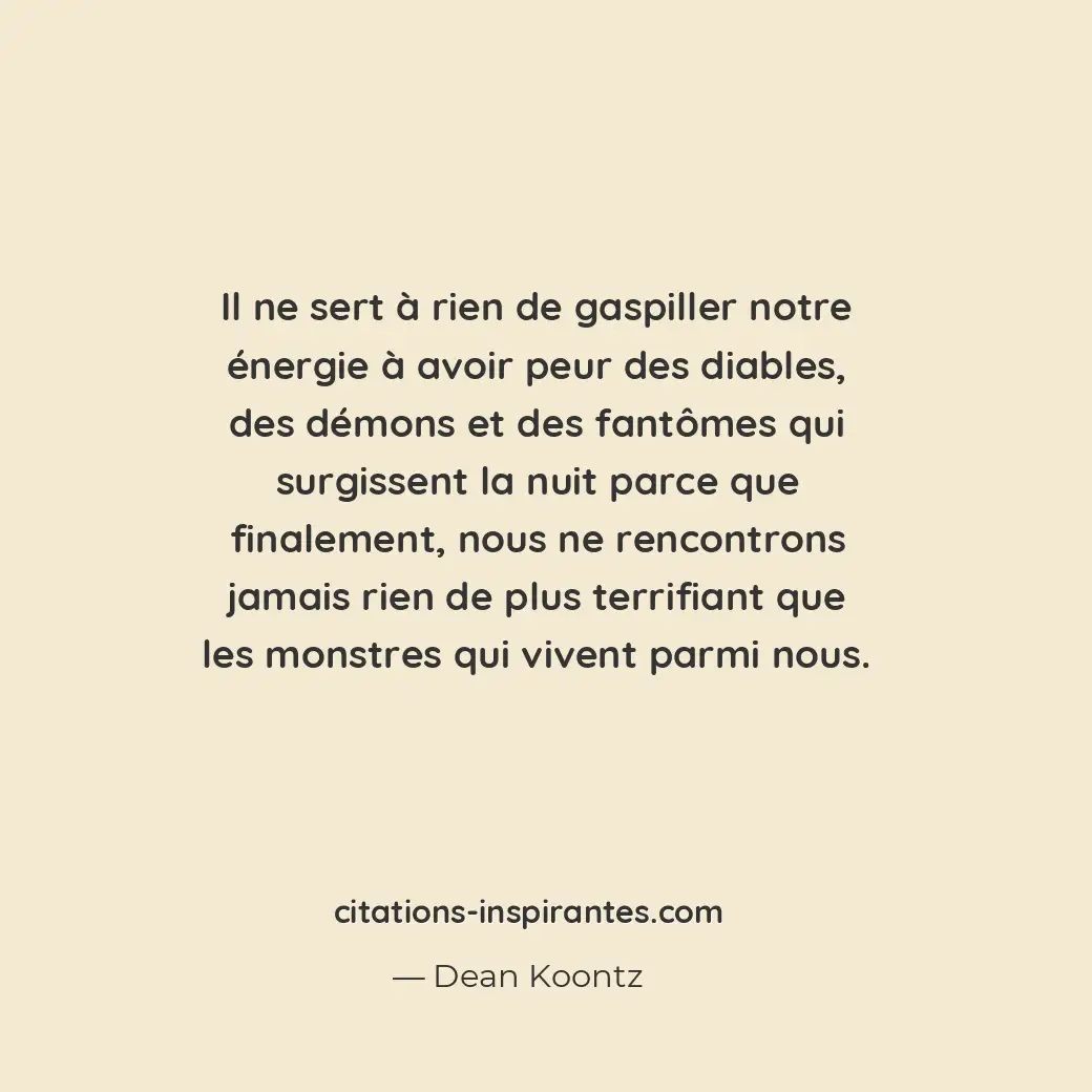 Citation de Dean Koontz