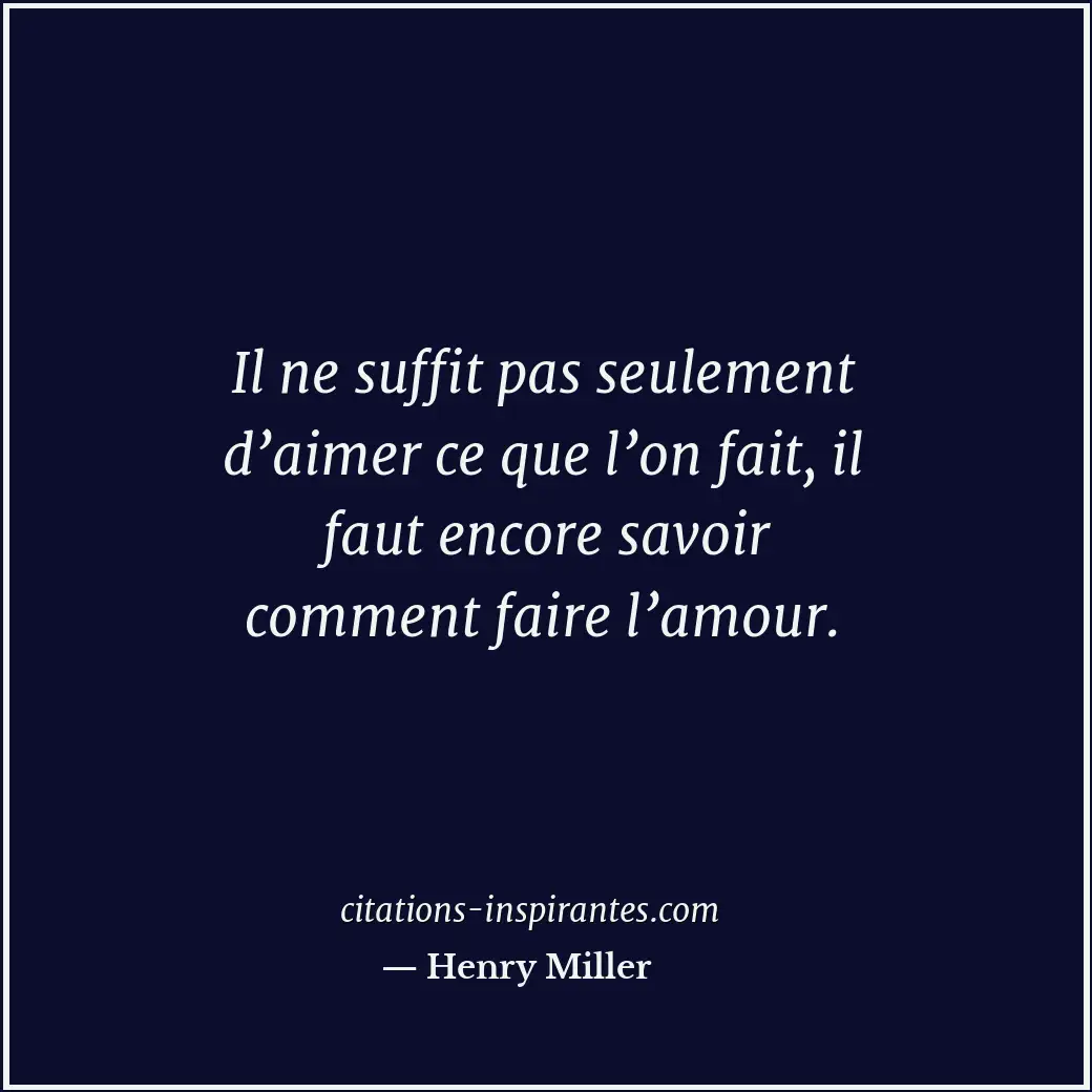 Citation de Henry Miller