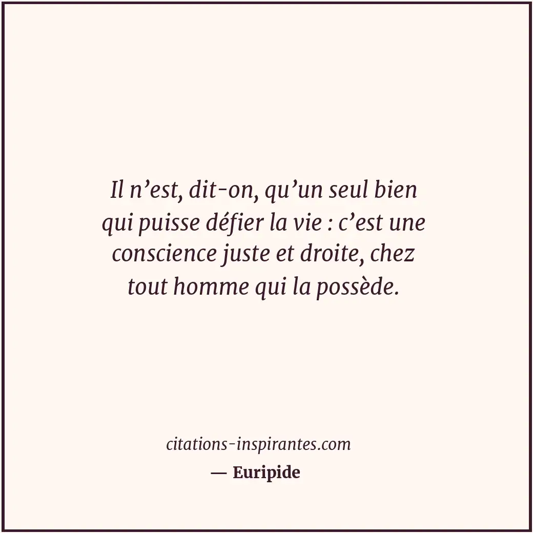 Citation de Euripide