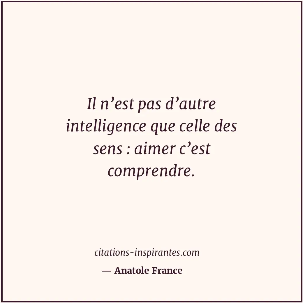 Citation de Anatole France
