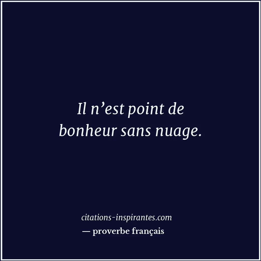 Citation de proverbe français