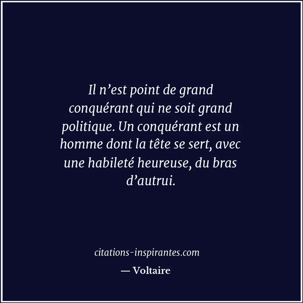 Citation de Voltaire