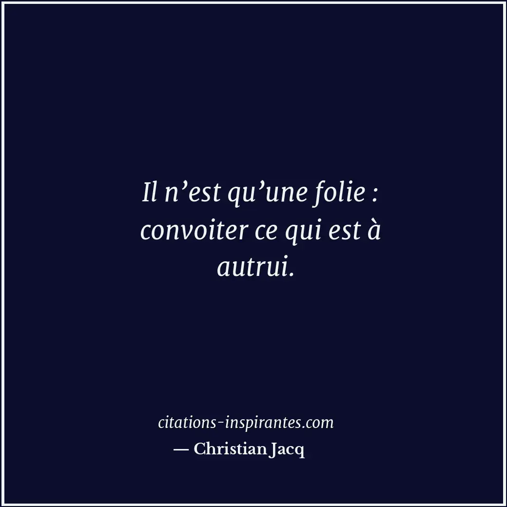 Citation de Christian Jacq