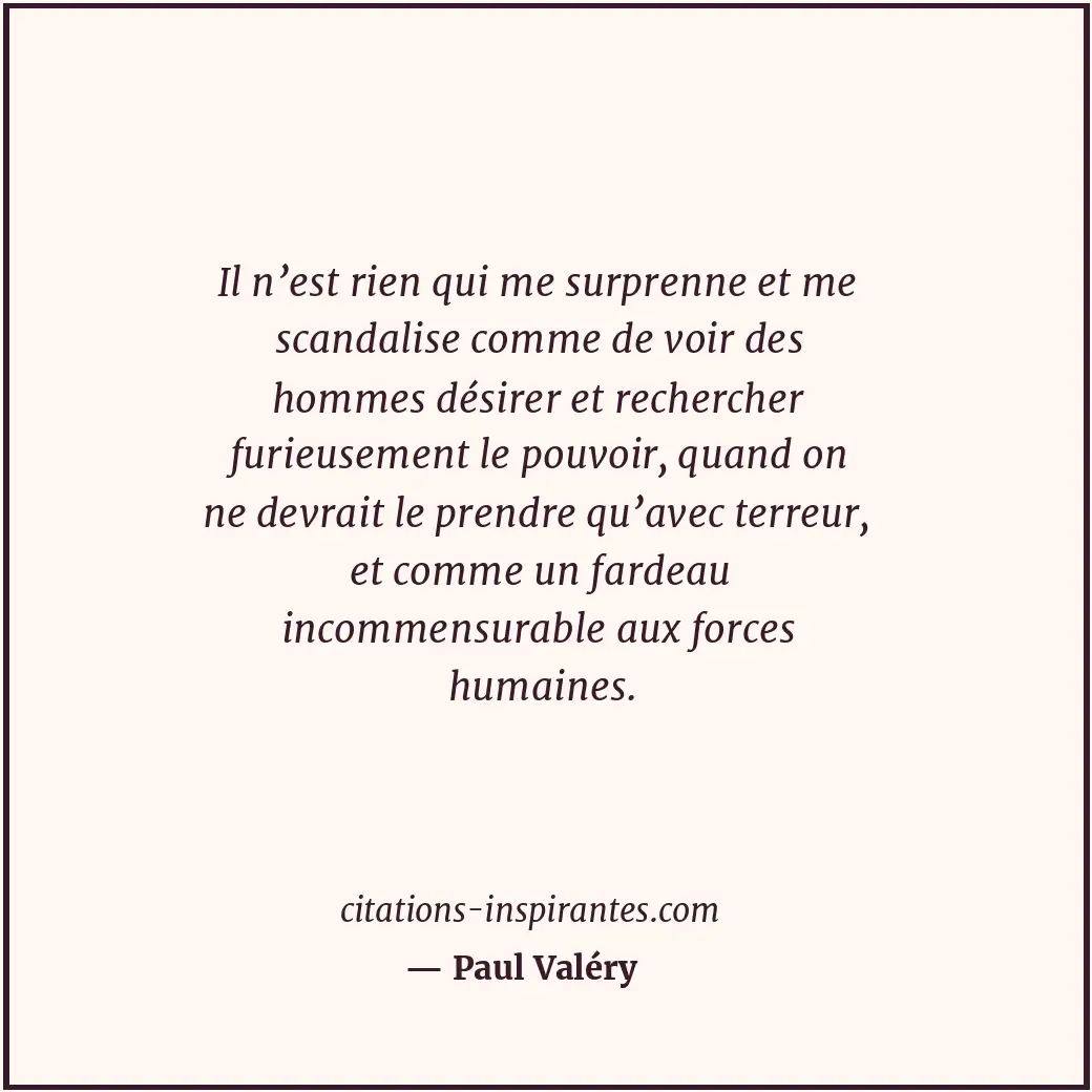 Citation de Paul Valéry