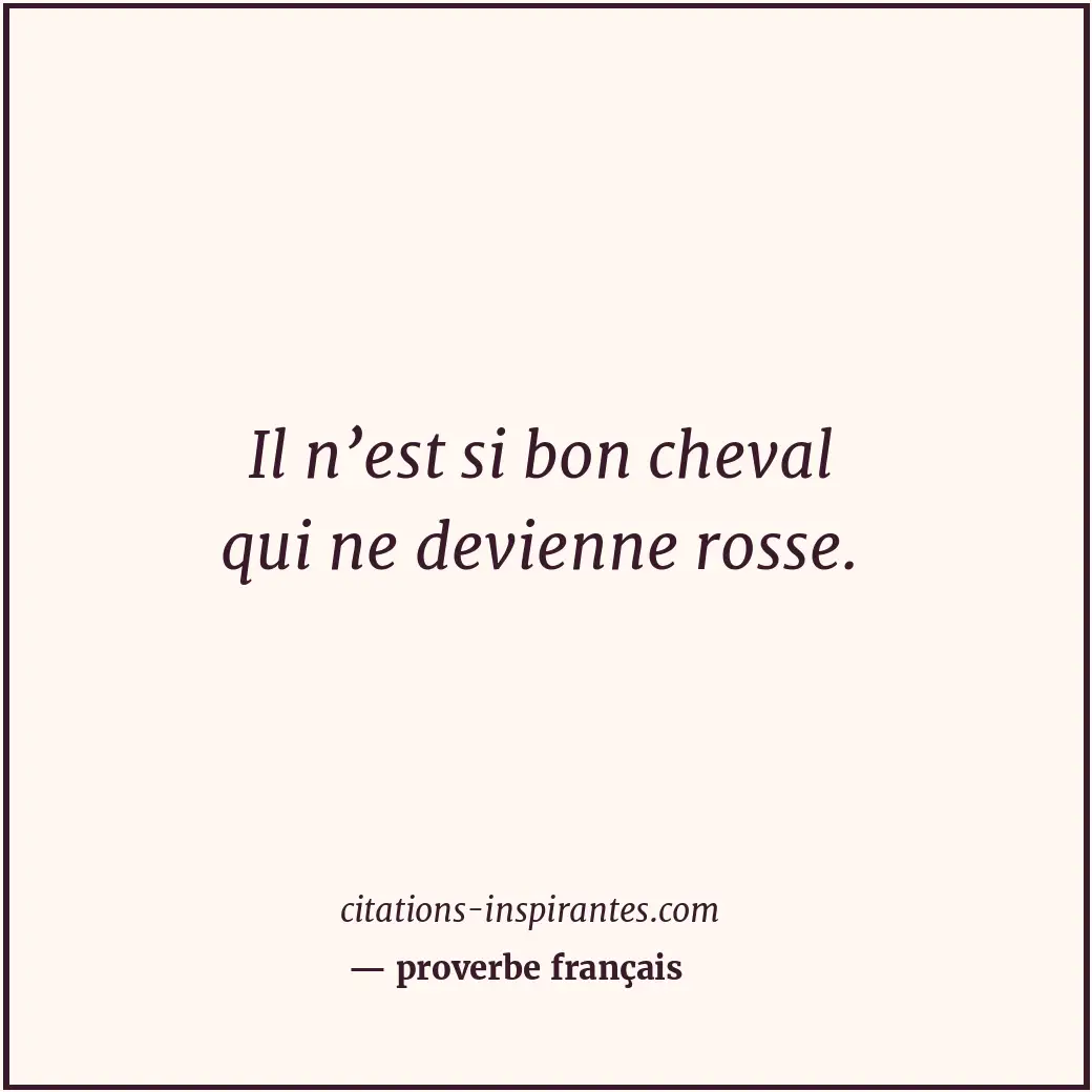 Citation de proverbe français