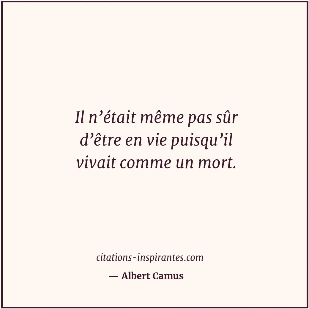 Citation de Albert Camus