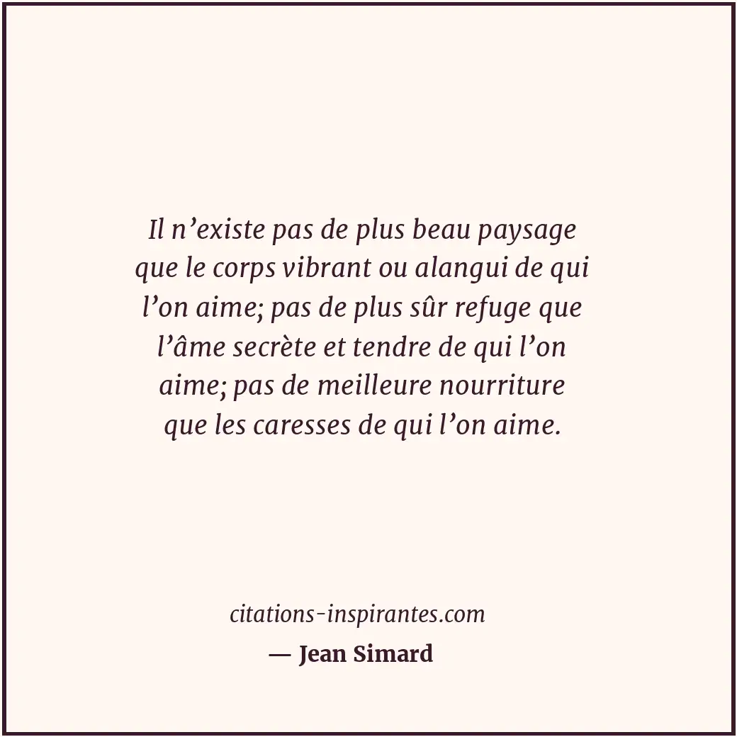 Citation de Jean Simard