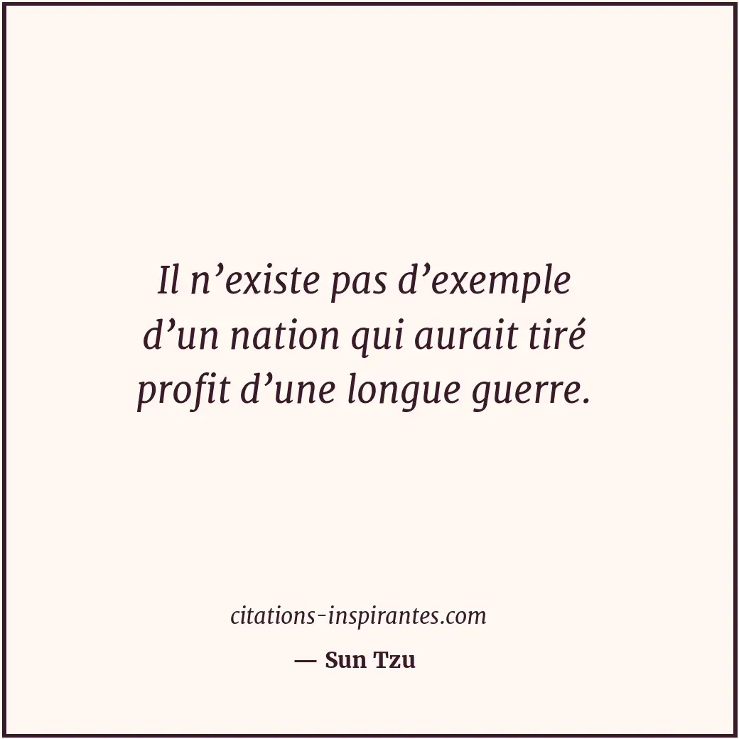 Citation de Sun Tzu
