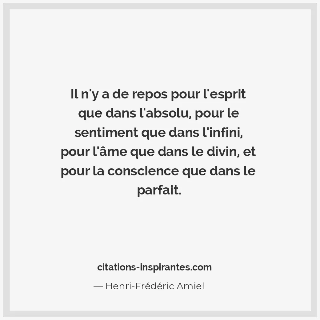 Citation de Henri-Frédéric Amiel