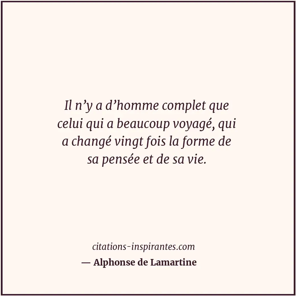 Citation de Alphonse de Lamartine