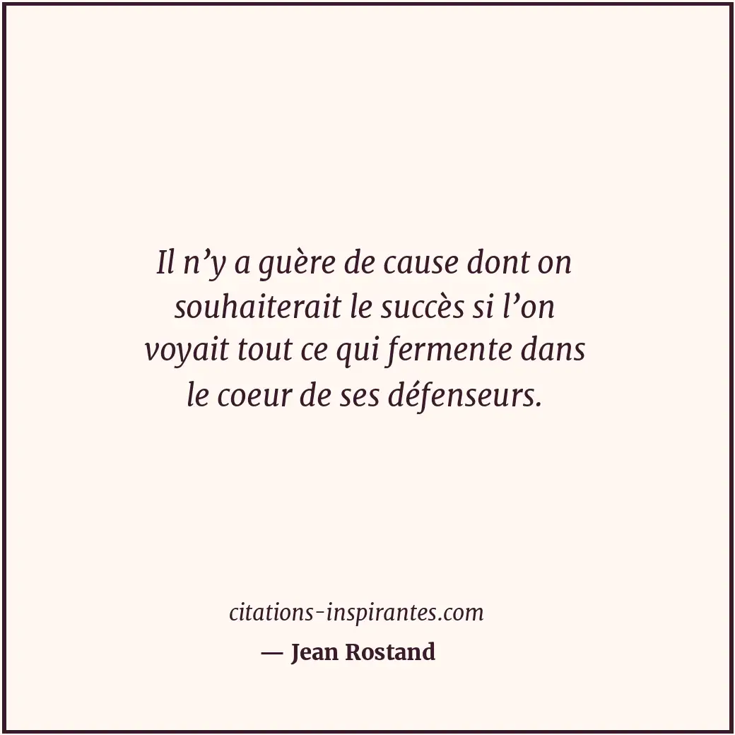 Citation de Jean Rostand