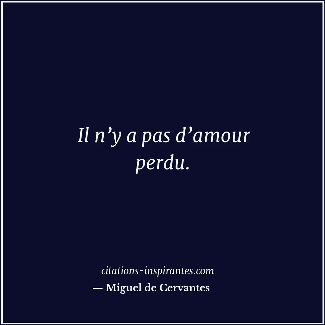 Citation de Miguel de Cervantes