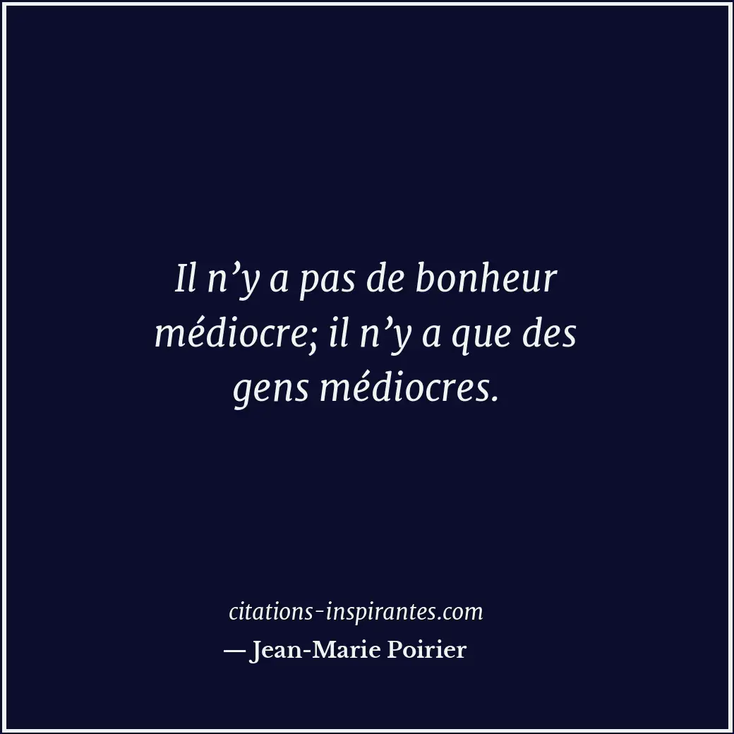 Citation de Jean-Marie Poirier