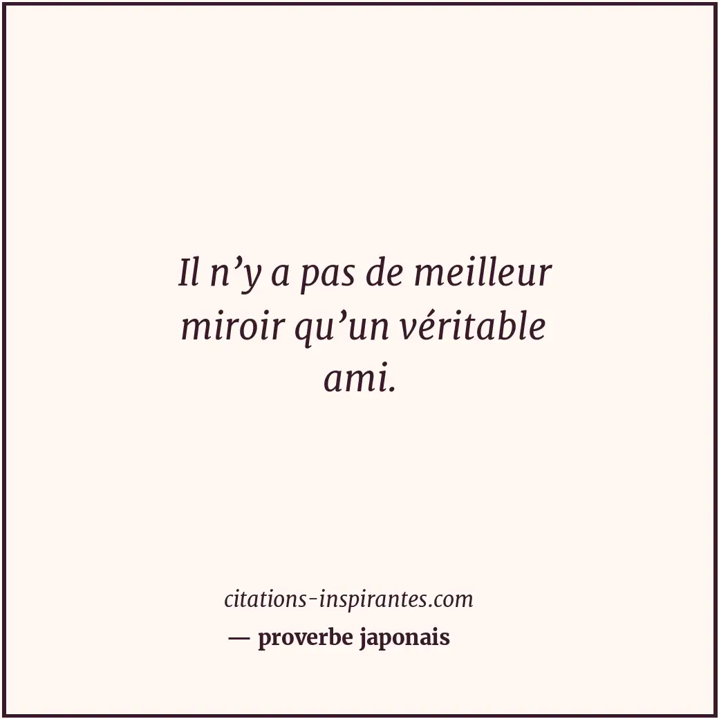 Citation de proverbe japonais