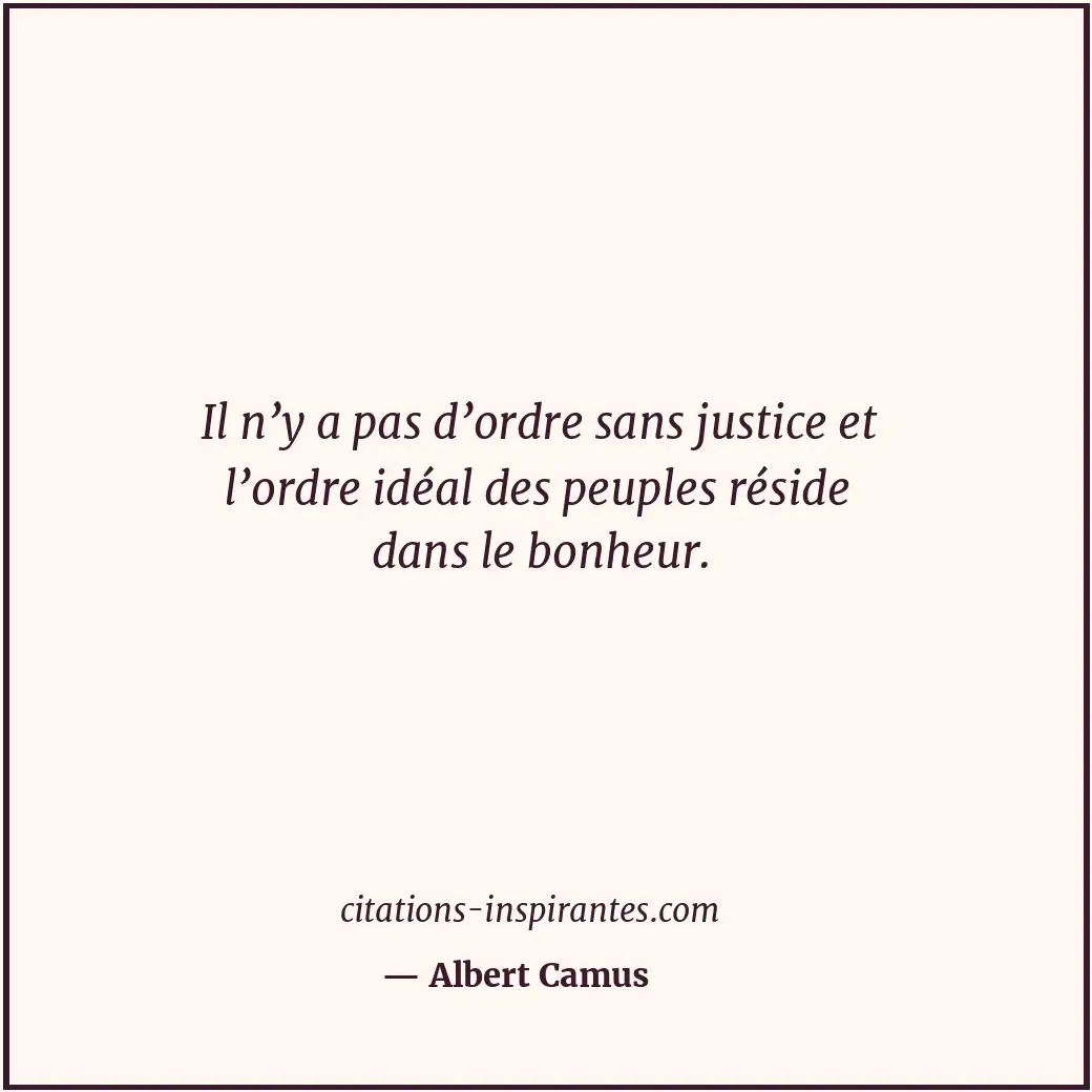 Citation de Albert Camus