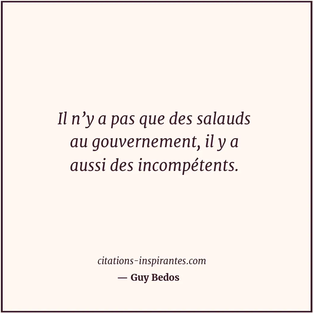 Citation de Guy Bedos