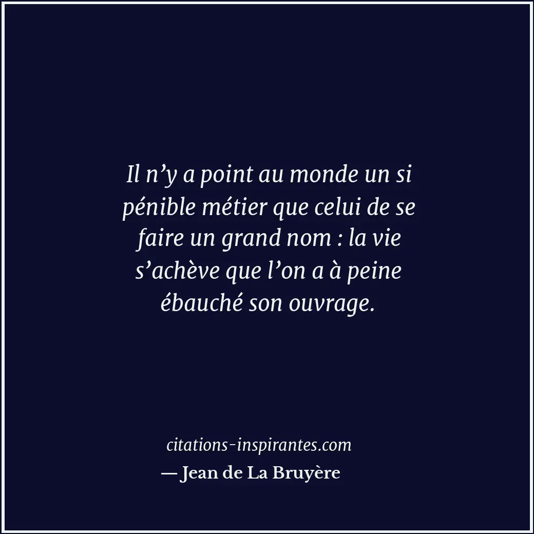 Citation de Jean de La Bruyère