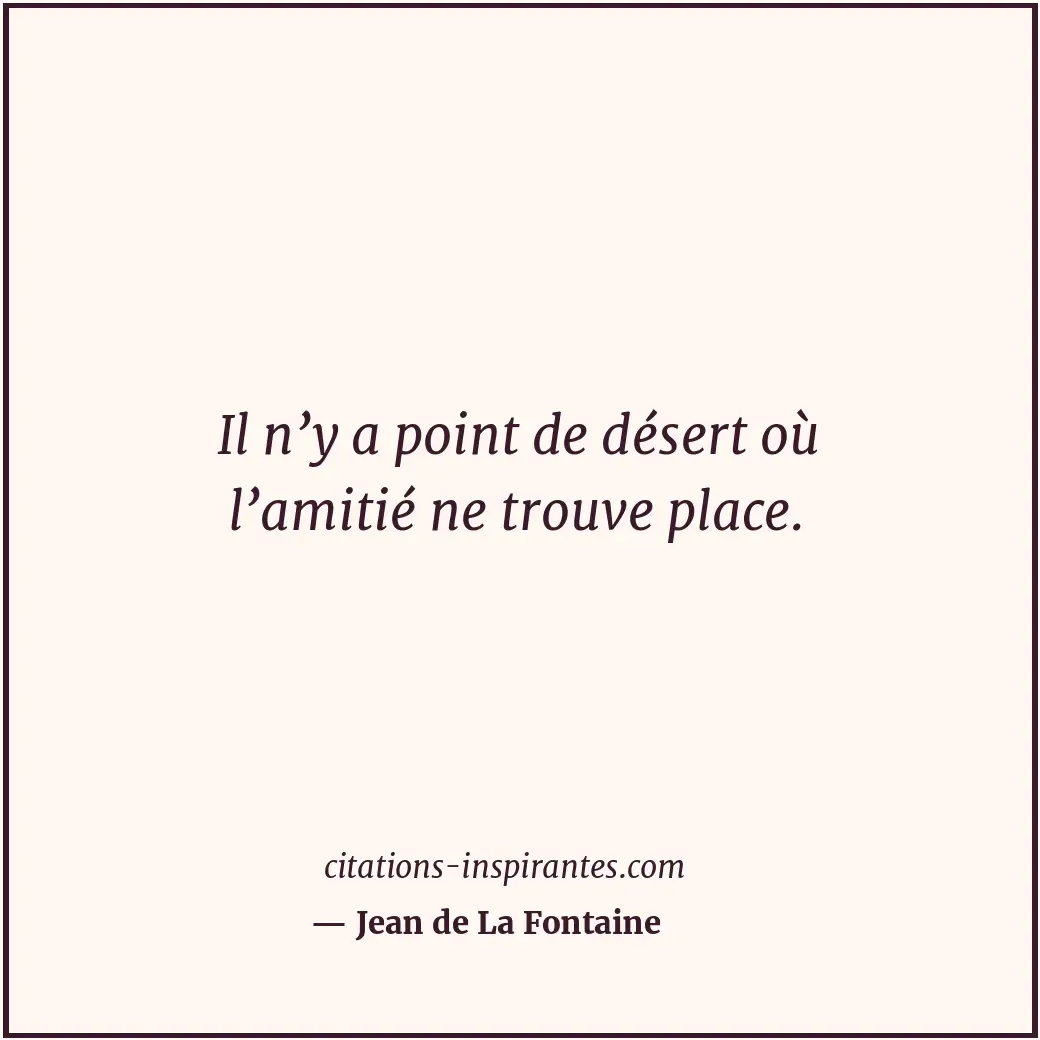 Citation de Jean de La Fontaine