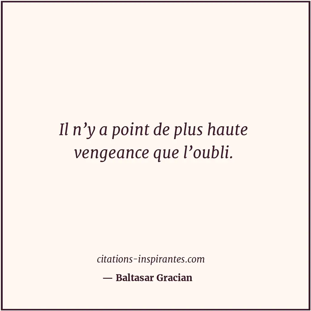 Citation de Baltasar Gracian