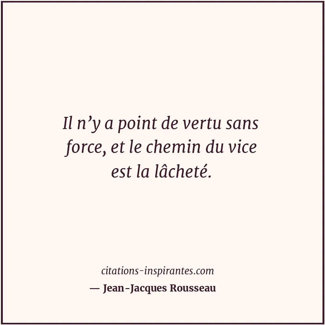 Citation de Jean-Jacques Rousseau