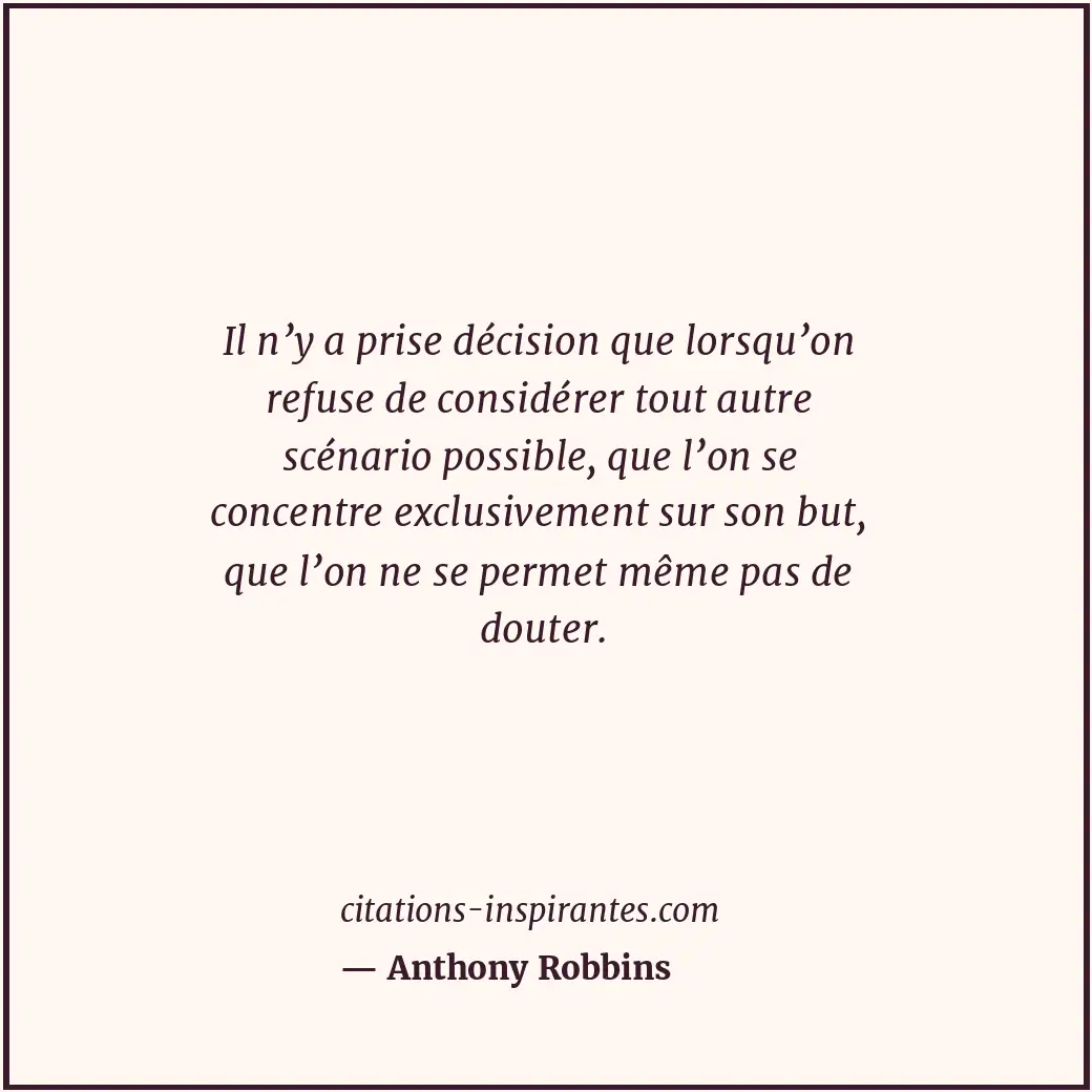 Citation de Anthony Robbins