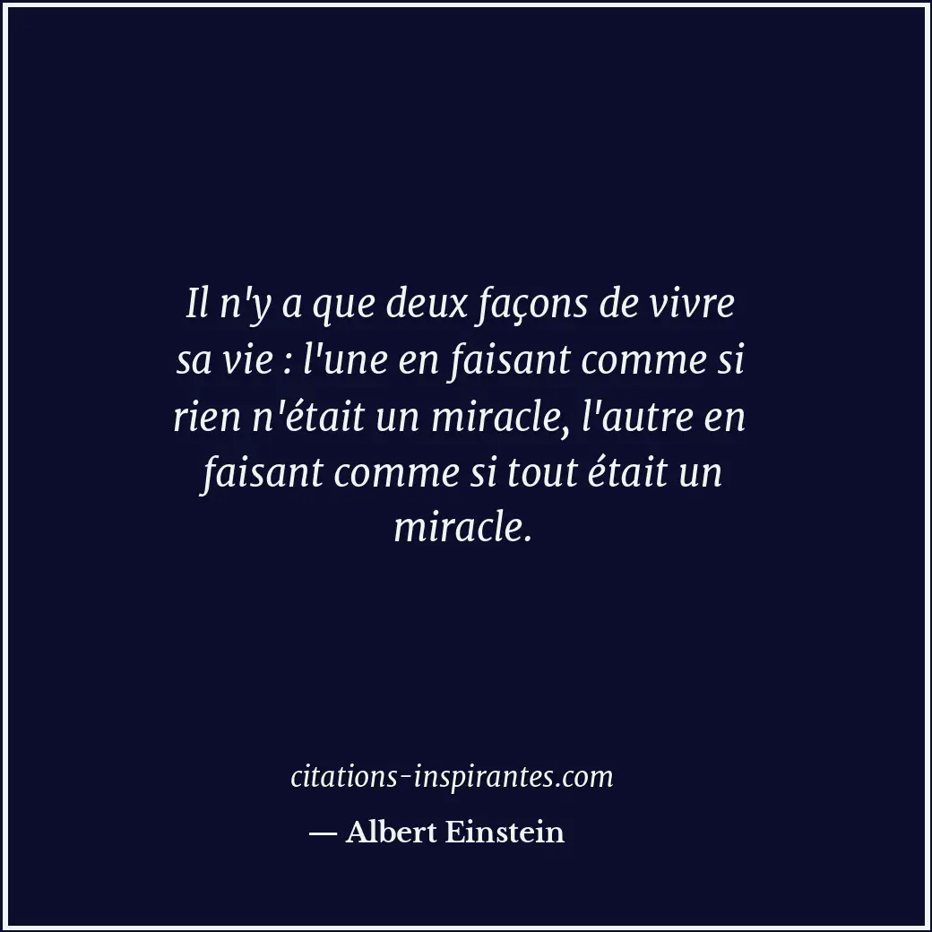 Citation de Albert Einstein