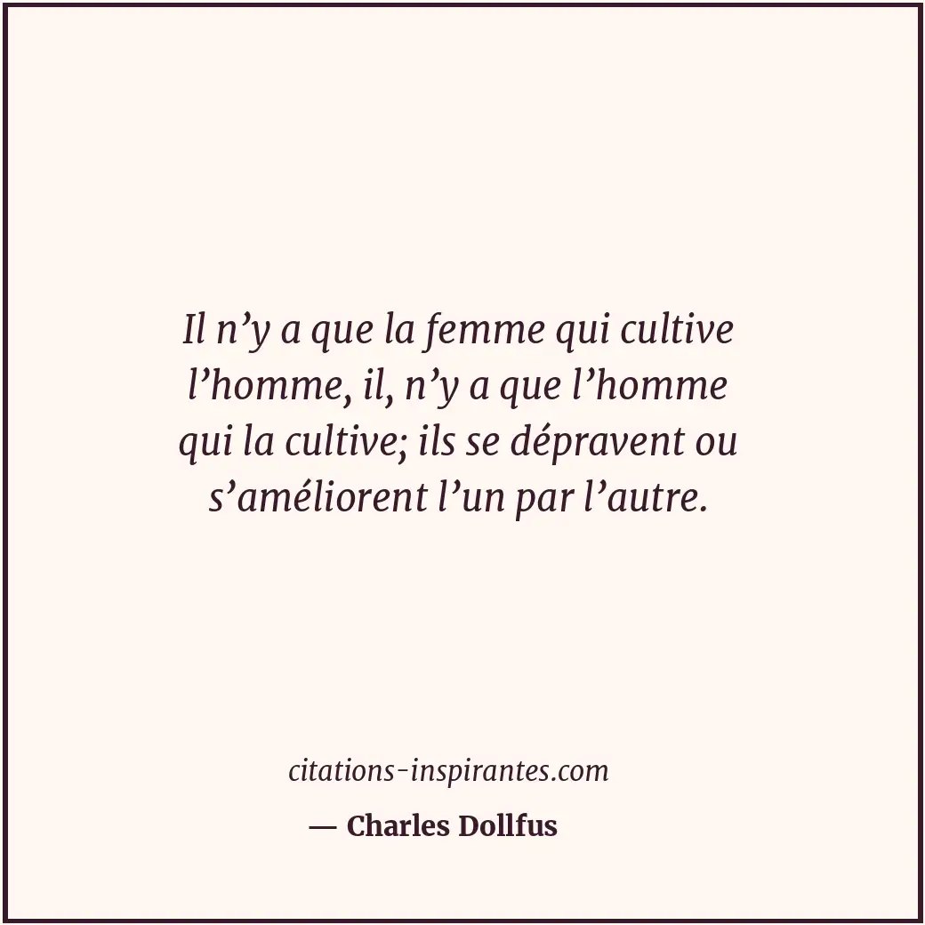 Citation de Charles Dollfus
