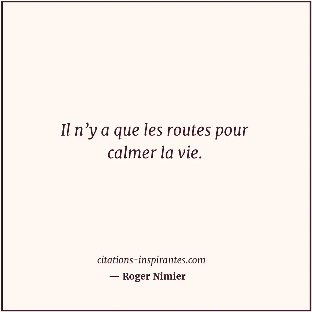 Citation de Roger Nimier