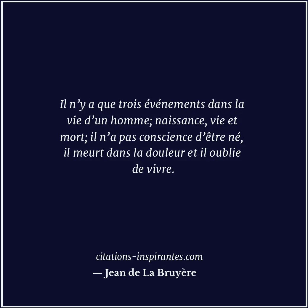 Citation de Jean de La Bruyère