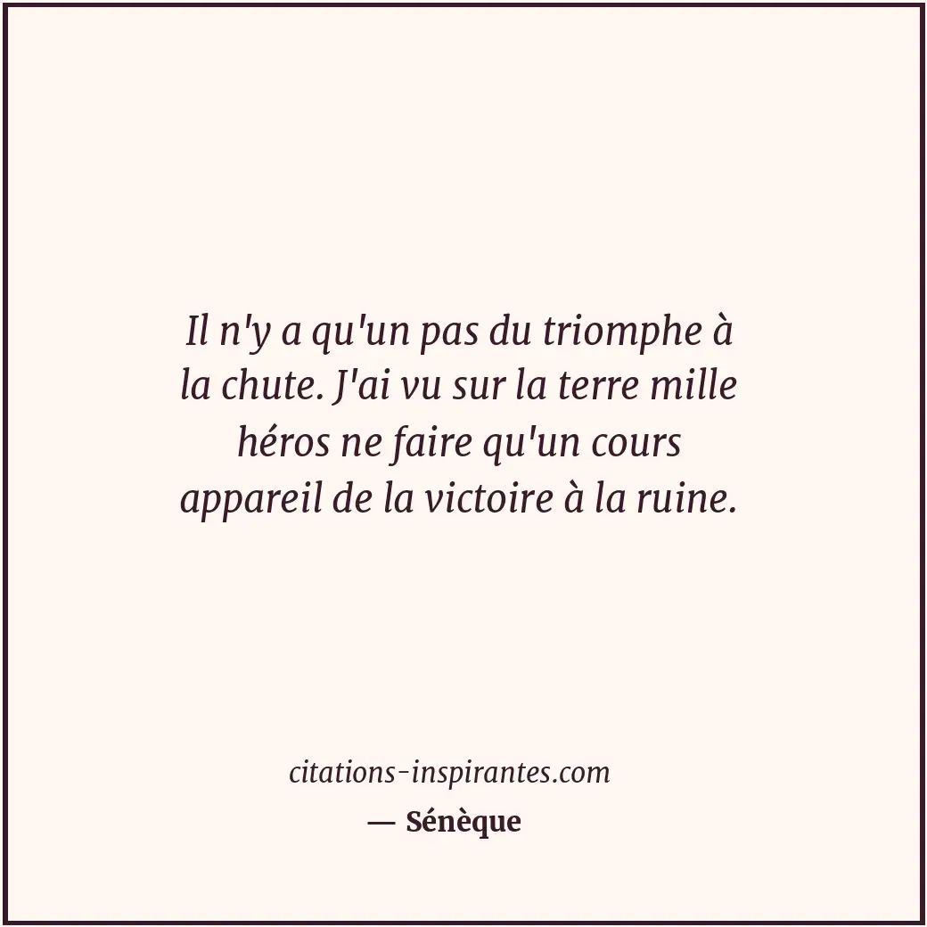 Citation de Sénèque