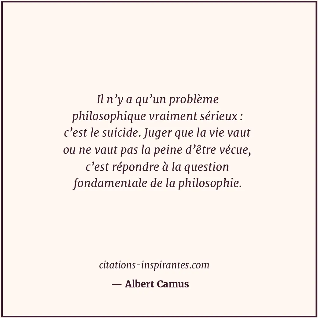 Citation de Albert Camus