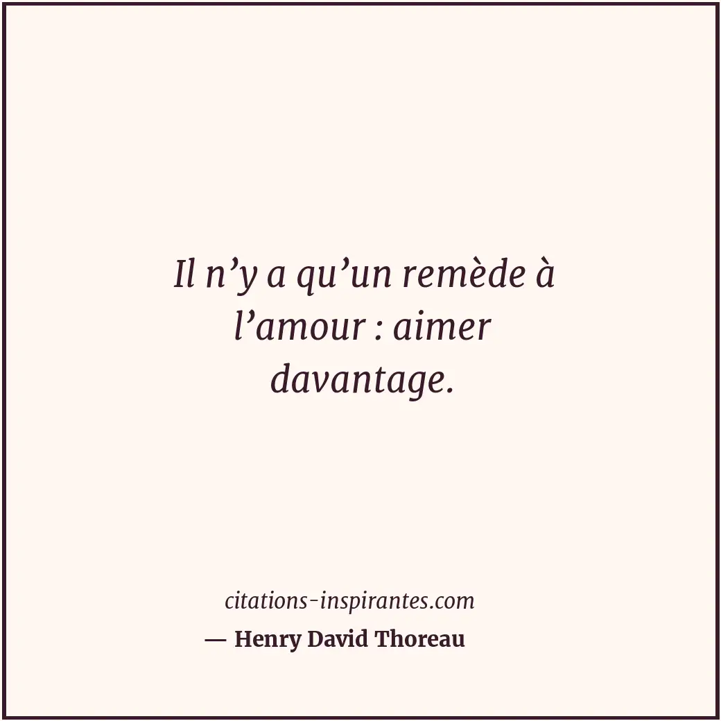 Citation de Henry David Thoreau