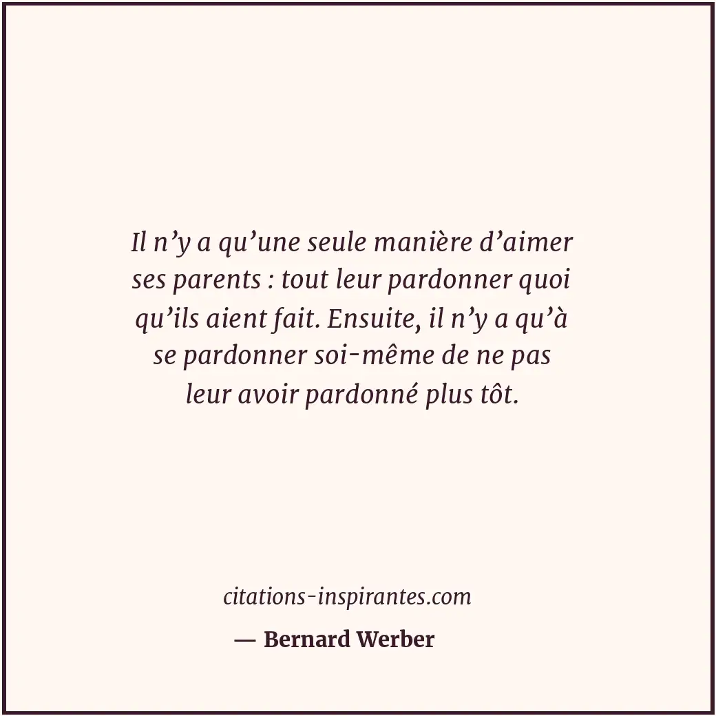 Citation de Bernard Werber
