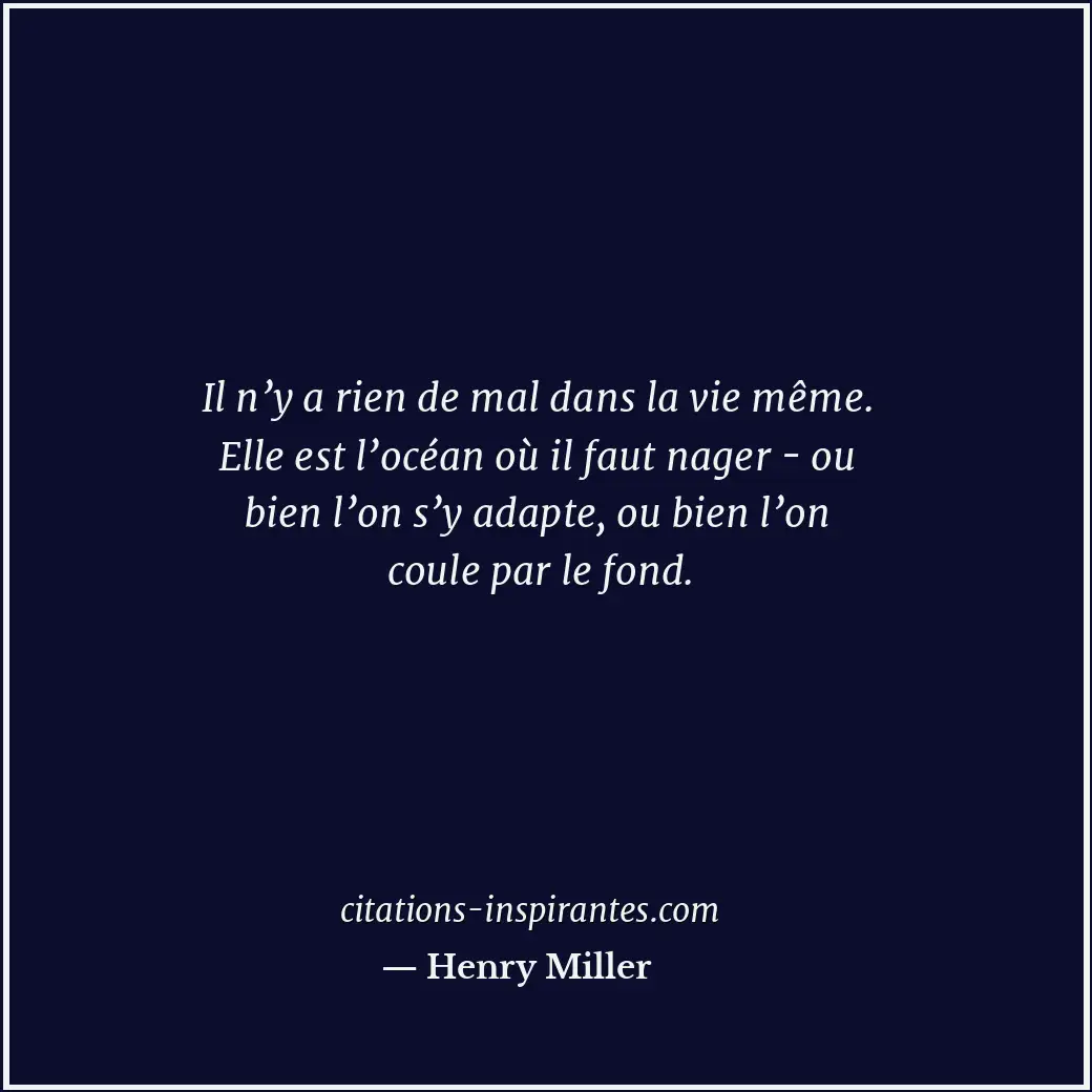 Citation de Henry Miller