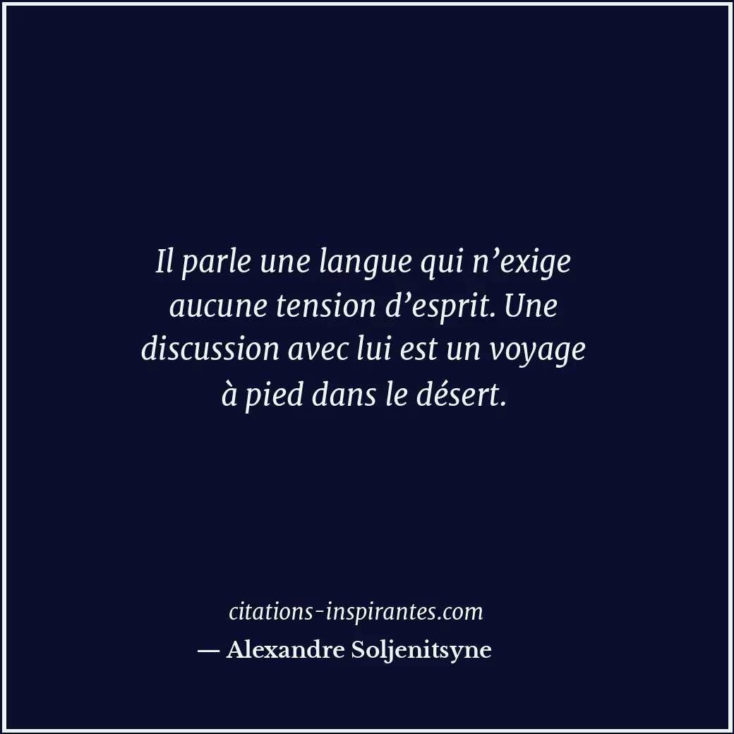 Citation de Alexandre Soljenitsyne