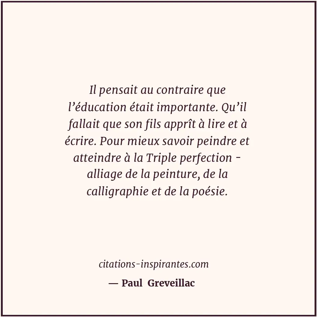 Citation de Paul Greveillac