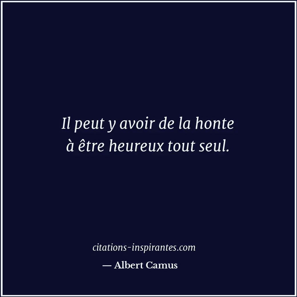 Citation de Albert Camus