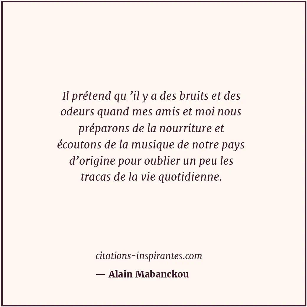 Citation de Alain Mabanckou