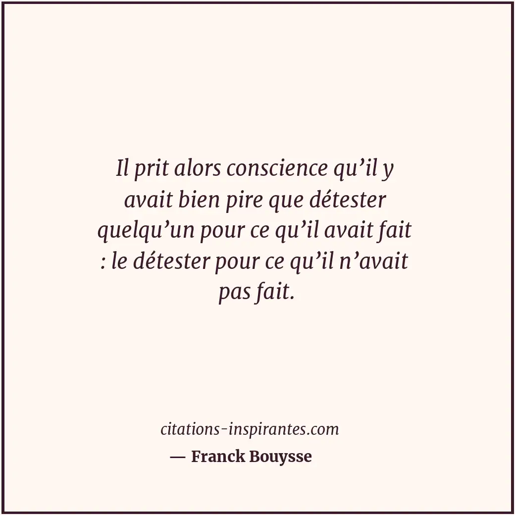 Citation de Franck Bouysse