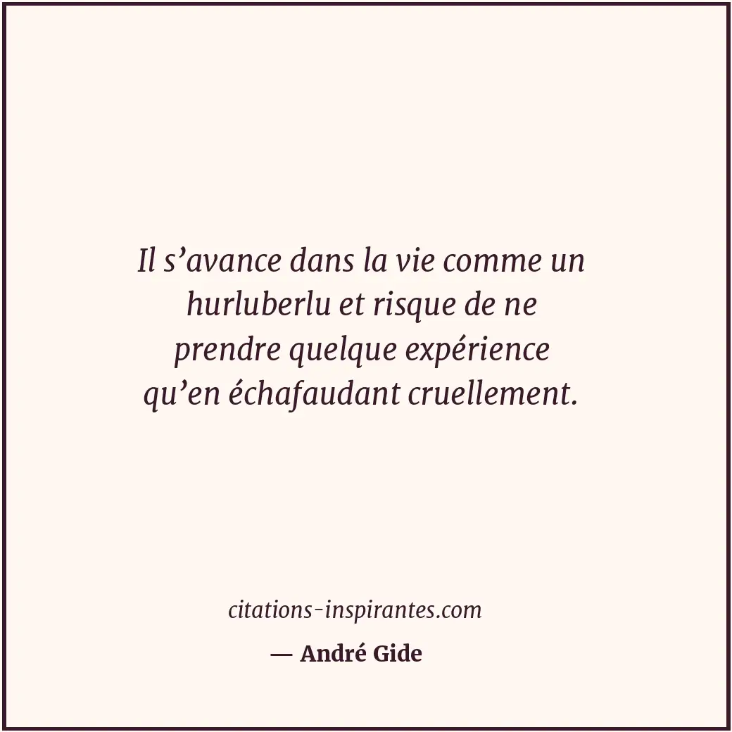 Citation de André Gide