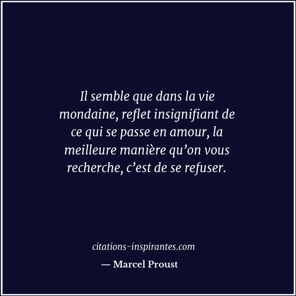 Citation de Marcel Proust