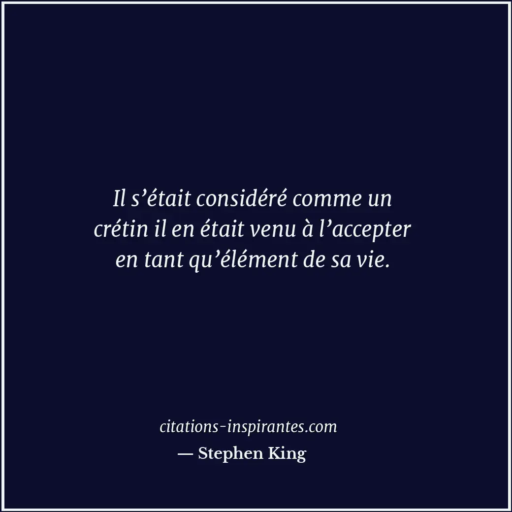 Citation de Stephen King