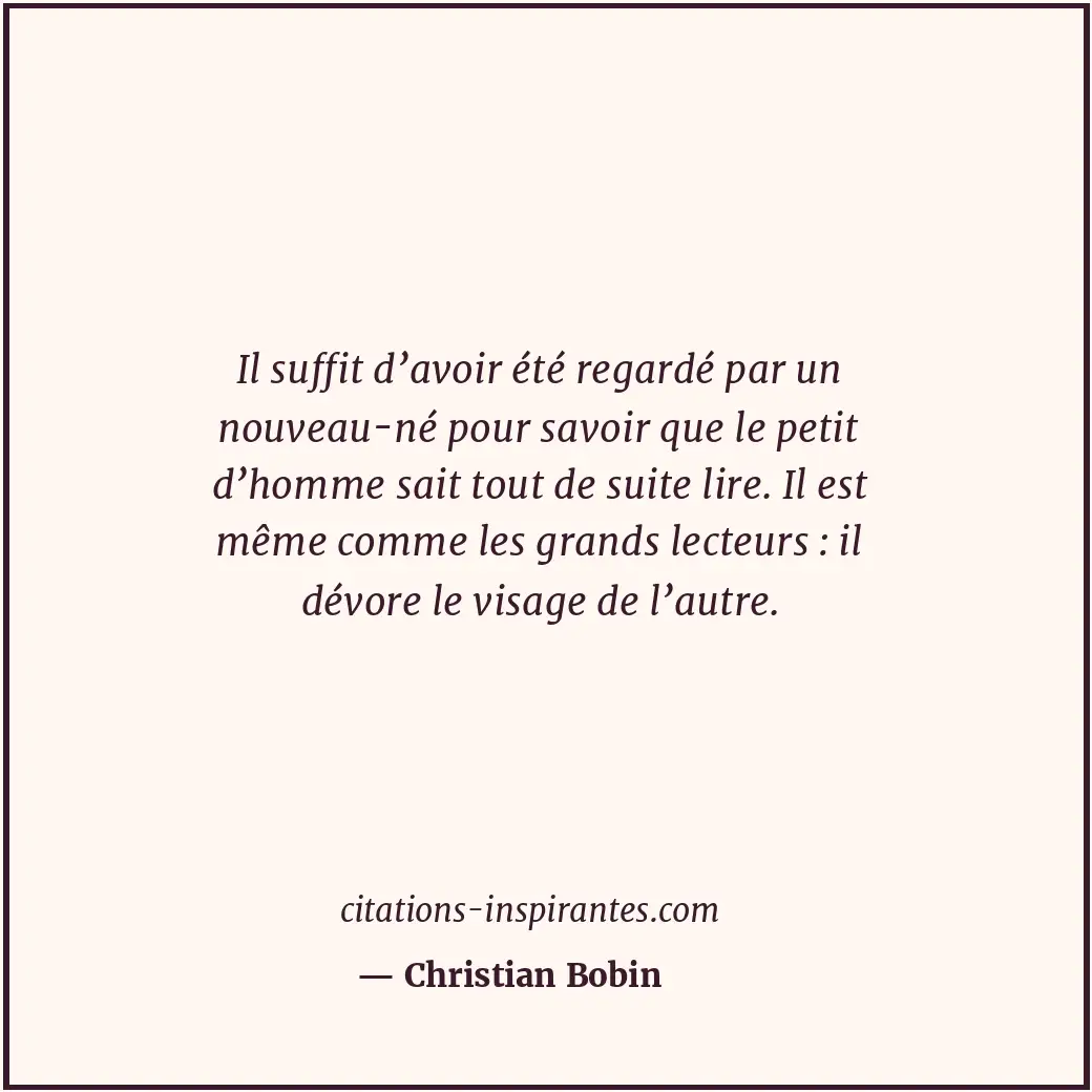 Citation de Christian Bobin
