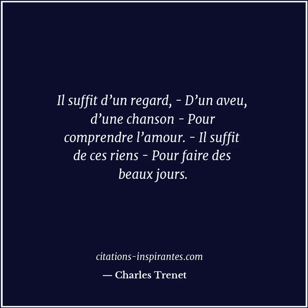 Citation de Charles Trenet