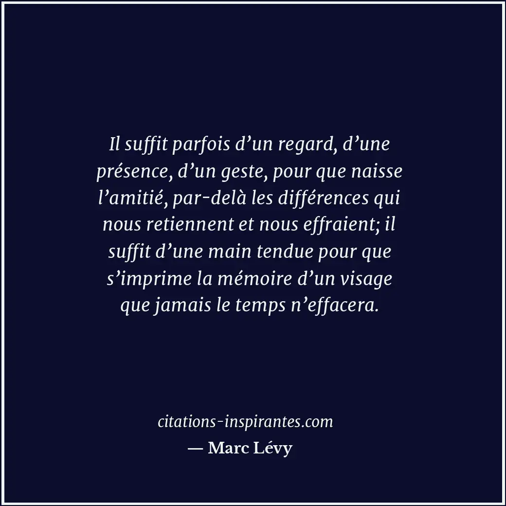 Citation de Marc Lévy