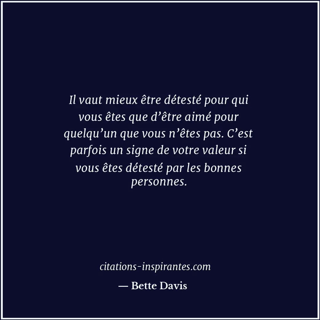 Citation de Bette Davis