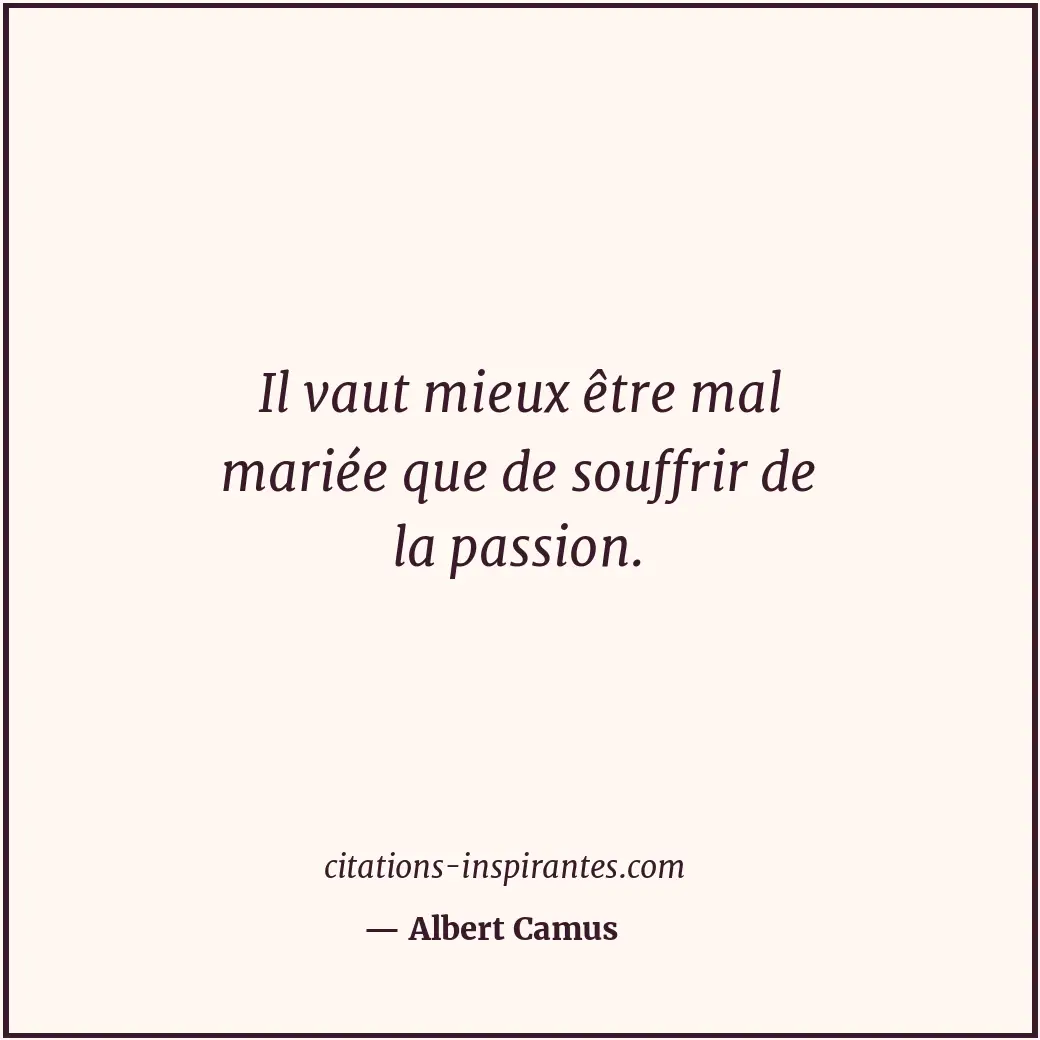 Citation de Albert Camus