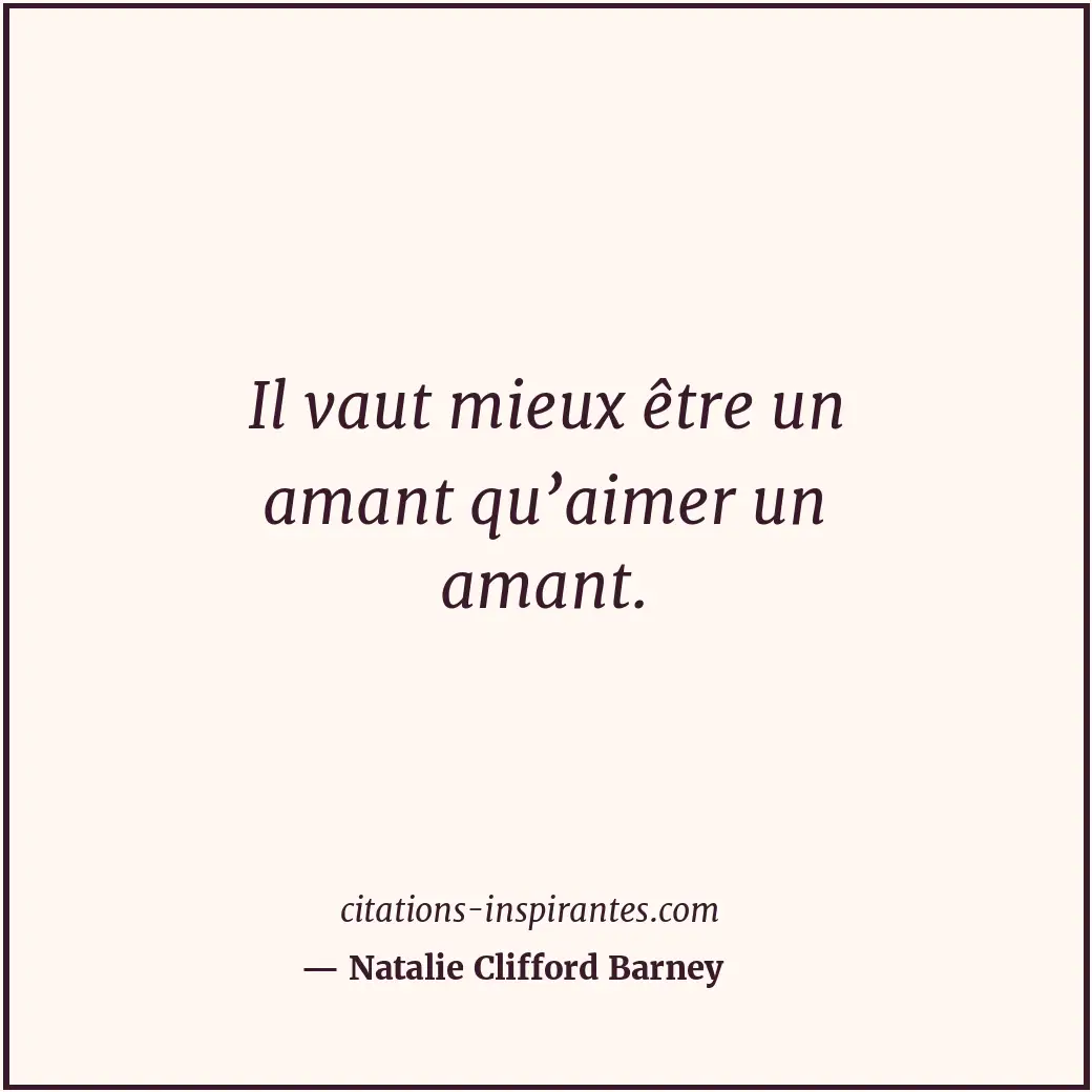 Citation de Natalie Clifford Barney
