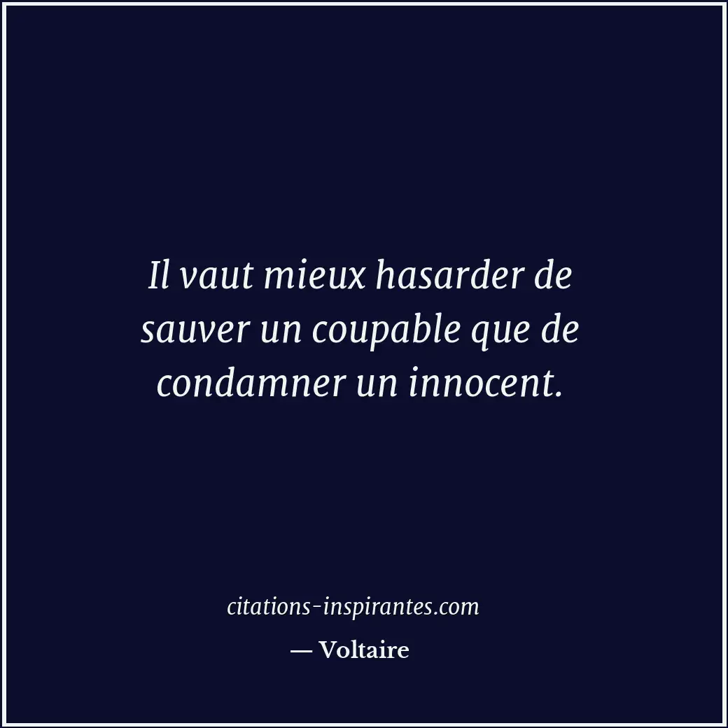 Citation de Voltaire