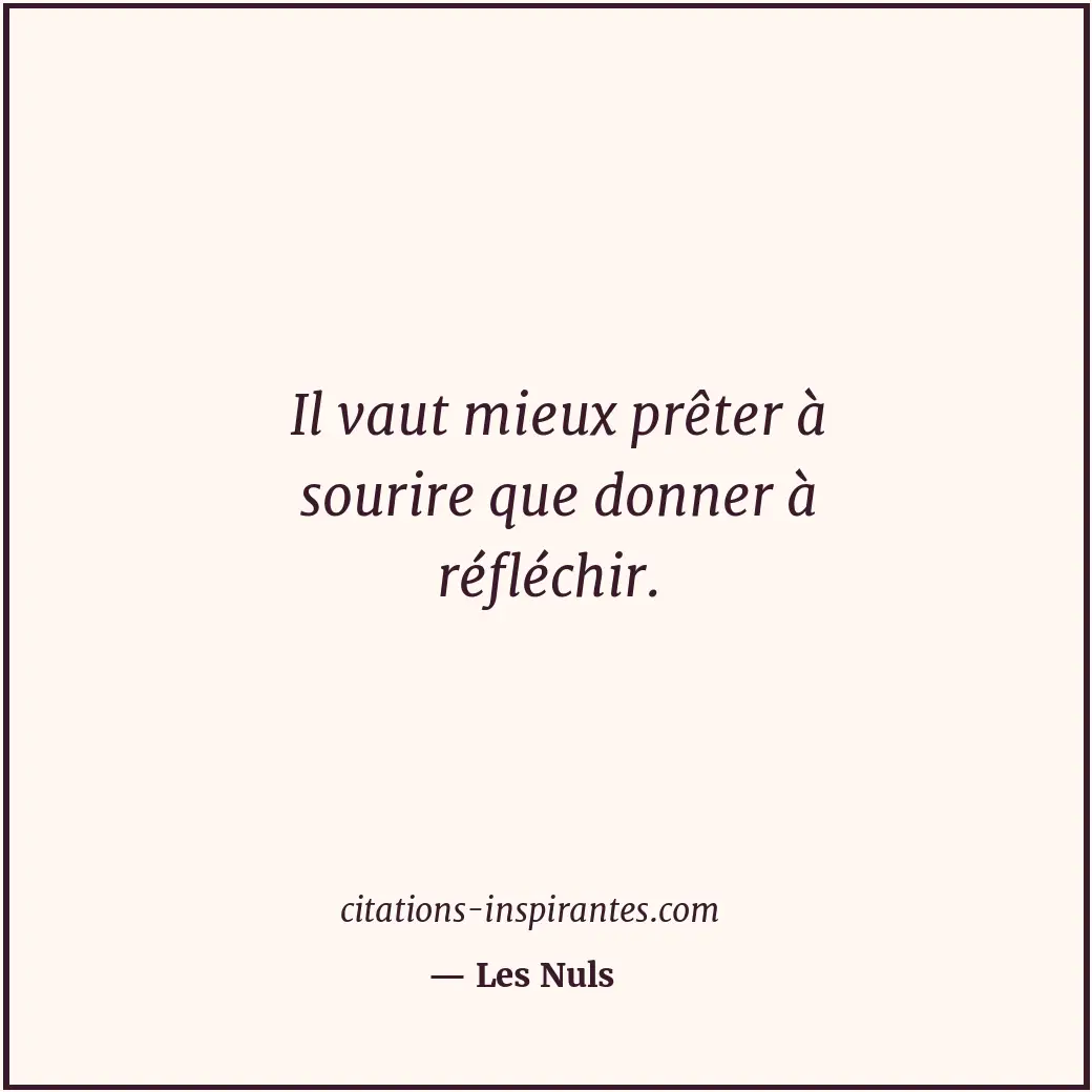 Citation de Les Nuls